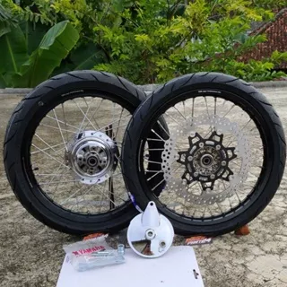 velg set paket velg set TDR tromol depan KLX Dtracker belakang rxking set ban corssa Terminator