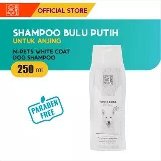 M-Pets White Coat Dog Shampoo 250 ml / Shampoo Anjing Untuk Bulu Putih
