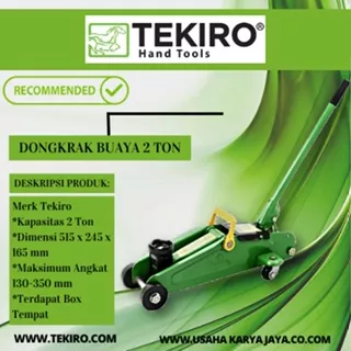 Dongkrak Buaya 2 Ton (0994) Tekiro Original Terbaru Dongkrak Buaya Ceper Hidrolik Mobil 2 Ton Hijau / Hydrolilic Floor Jack Terlaris Usaha Karya Jaya