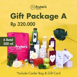 Cold Pressed Juice 100% Asli GIFT PACKAGE Fruters