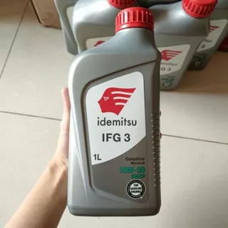 OLI Mesin Mobil IDEMITSU 10W-30 10W30 10W/30 SM/CF 1 Liter OLI IDEMITSU ASLI 100% IFG 3