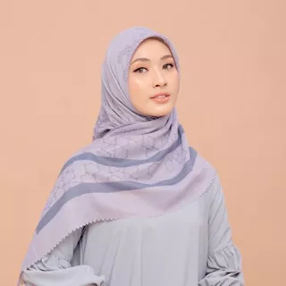 Clearance Sale - BIA x Dewi Fitri - Edna Saphire Scarf Kerudung Segi Empat - Edisi Hagia Sophia