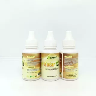 Tetes Mata Herbal Katarak merek Katar X Sayyid 30 ml Original