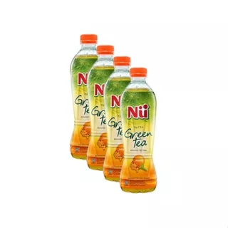 Nu Green Tea Teh Honey 4 x 450 mL