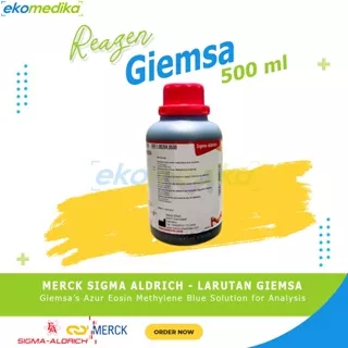 Giemsa Merck cat.1.09204.0500 Giemsa 500ml KGaA Chemicals ED 09.2025 / Sigma Aldrich Giemsa