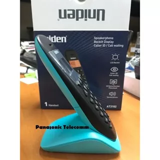 Uniden AT3102 Cordless Phone with backlighted LCD and Speakerphone / Telepon Rumah / Telepon Kantor