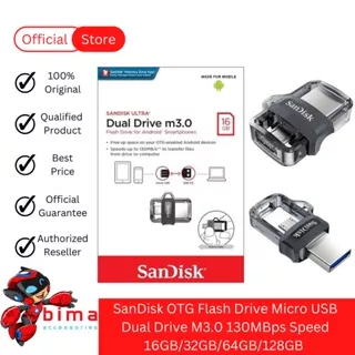 SANDISK USB OTG 32GB/64GB/128GB M3.0 Ultra Dual Flash Drive MICRO USB