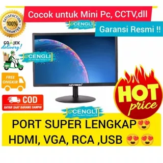 Monitor 19 Megavision 19 inch Monitor PC Kantor Monitor Cctv Dvr monitor murah monitor kerja monitor pc