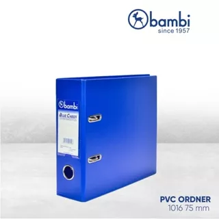 Bambi Ordner A5 JUMBO SIZE 75 mm Special Colour Blue PVC Lever Arch File kode 1016