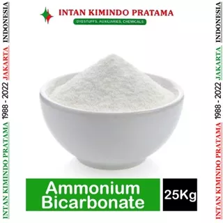Amoniak Kue 25kg Ammonium Bicarbonate Foodgrade Penggaring