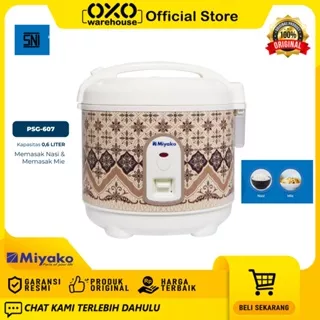 Miyako Rice Cooker PSG-607 0.63 Liter Low Watt Garansi Resmik