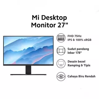 Redmi Desktop Monitor Full HD 27 Inch 75Hz 1080p IPS 16.7M Color Gamut - RMMNT27NF