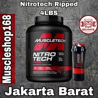 Nitrotech Ripped 4LBS Nitrotech Whey Protein + Fat loss support