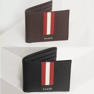 DOMPET BRANDED PRIA ORIGINAL - BALLY Tevye Bifold Wallet All Cards