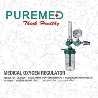 Regulator Tabung Oksigen O2 Medis / Medical Regulator Oxygen Puremed