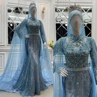 Kebaya pengantin /gaun pengantin / kebaya pengantin fullpayet / kebaya pengantin ekor