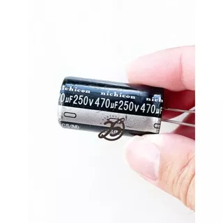 ELCO 470UF 250V (1 BUAH) KAPASITOR CAPACITOR ELCO KAPASITOR ELKO KAPASITOR 470 UF 250 V