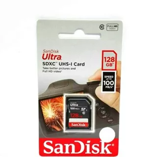 Sandisk Ultra SDXC 128gb 100mb/s Memory Kamera SD Card 128 GB Original