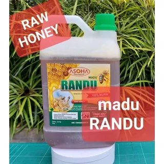 Madu Randu asli 2.5kg / Raw Honey / no tipu-tipu tdk kristal dikulkas / Madu Asli / Madu Murni