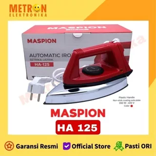 MASPION HA-125 DRY IRON / SETRIKA HA 125 / HA125