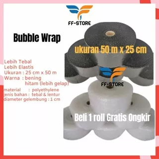 Bubble Wrap 50M x 25cm Bubble Wrap Bening Plastik Bubble Wrap Bubble Wrap Hitam Bandung Murah