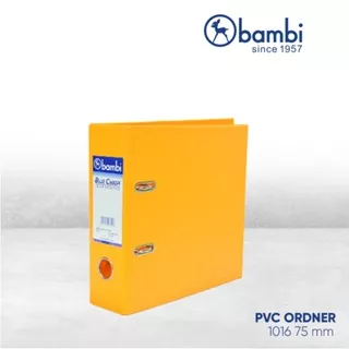 Bambi Ordner A5 JUMBO SIZE 75 mm Special Colour Fluoro Orange PVC Lever Arch File kode 1016
