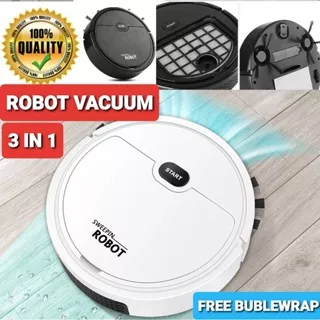 SMART SWEEPING ROBOT 3 IN 1 SAPU PENYEDOT DEBU PEL PEMBERSIH DEBU LANTAI ROBOT VACUUM CLEANER