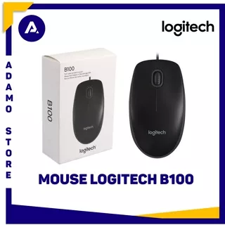 Mouse Kabel Logitech B100 USB Wired Optical Mouse