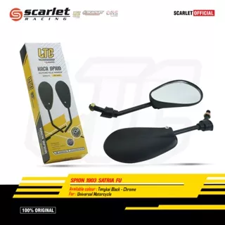 Scarlet Racing - Kaca Spion Standar Satria FU 1903 Tangkai Black Chrome