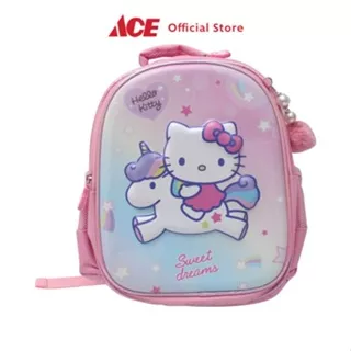 Ace Hello Kitty Tas Ransel Anak Pony Rainbow - Pink Kids Backpack Tas Punggung Anak Ransel Sekolah Karakter