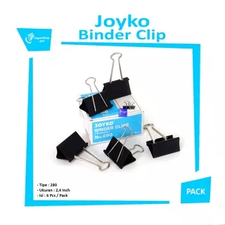 JOYKO -Binder Clip 280 Klip Kertas - Pack