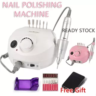 30000RPM Electric Polisher File Pedicure Nail Glazing Machine Nail Art Tools Accessories Manicure Drills for Manicure Nails Pedicure Manicure