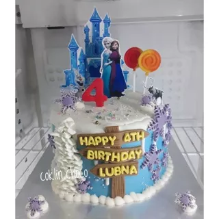 KUE ULANG TAHUN FROZEN ELSA/ KUE ULTAH FROZEN /CAKE FROZEN / CAKE BIRTHDAY FROZEN JAKARTA