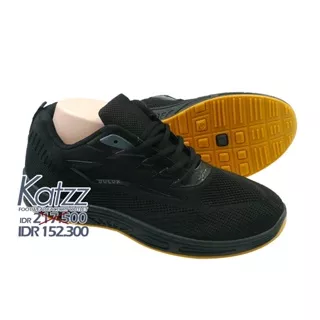 Katzz - Sepatu Sekolah Full Hitam Uk 35 - 43 / Sepatu Sekolah Perempuan Laki Laki SMP SMA / Sepatu Sekolah Model Terbaru Trendy / Kets Fashion Sport Casual [Swallow X Katzz SCH 09 BX 2062 Hitam]