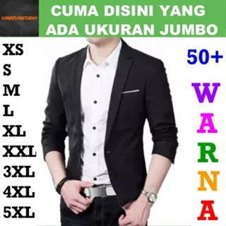 XXXXXL 5XL XXXXL 4XL XXXL 3XL XXL XL L M S XS JAS Pria BLAZER Cowok TEBAL SETELAN Laki Polos Groomsmen Kantor Office Kerja Resmi Formal Kasual Casual Kuliah Wisuda Resepsi Pernikahan Kantong Saku HITAM LIS PUTIH Jas Kancing 1 2 Saku Paspoal Saku Tutup