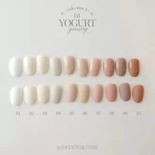YOGURT Yogurt COLOR GEL POLISH 01-10 / KOREAN GEL POLISH