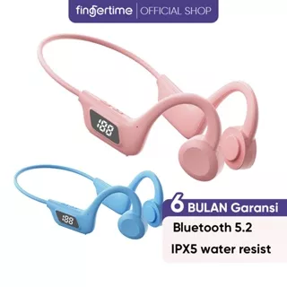 Fingertime Wireless Headphone Air Bone Conduction Bluetooth Earphone Open Ear Digital Display BL13E