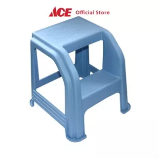 Ace Soleil Bangku Pijak Plastik - Biru Step Stool Bangku Mini Anti Slip Kursi Pijakan Serbaguna