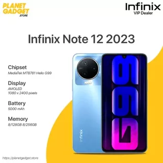 Infinix Note 12 2023 8/128GB 256GB [Garansi Resmi Infinix]