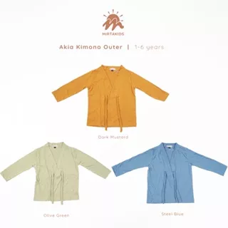 Mirtakids Akia Kimono Outer | 1 -6 Tahun | Baju Anak Unisex | Katun Combed