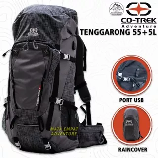 TAS RANSEL GUNUNG CARRIER CO-TREK TENGGARONG 50+5 LITER ORIGINAL COTREK TAS PENDAKI GUNUNG HIKING ADVENTURE