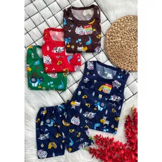 stelan baju bayi laki laki perempuan lucu murah motif JUNGLE ANIMAL KUTUNG 3-18 bulan