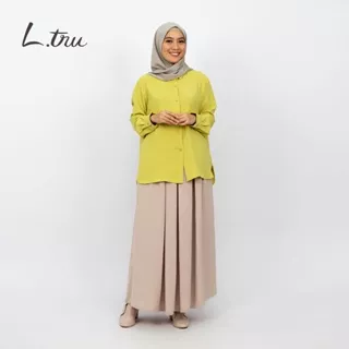 L.tru - Kemeja Basic Shirt Withbackpleats