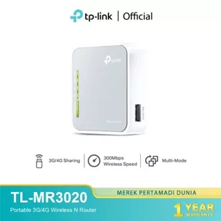 TP-LINK TL-MR3020 Portable 3G/4G Wireless N Router - White MR3020 3g router 4g router