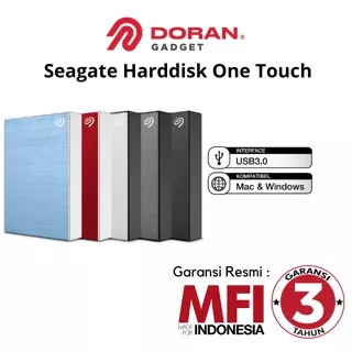 Hard Disk Harddisk Hardisk HDD Eksternal External Seagate 1TB 2TB 4TB 5TB | 1 2 4 5 TB TERA One Touch 2,5inch USB 3.0 - Garansi MFI 3 Tahun