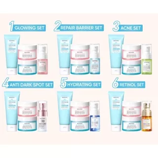 SKINTIFIC 4PCS Anti Dark Spot paket with Symwhite 377 Dark Spot Serum serum pencerah - Moisturizer pelembab wajah + facial Serum + Skin Toner Facial Toner Wajah + Facial Cleanser pembersih wajah Face Wash Deep Cleansing