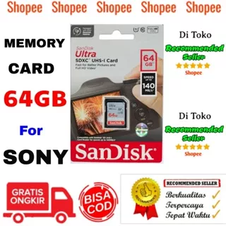 Memory SD Card Sandisk HIGH SPEED 16gb 32gb 64gb Alfa Kamera Sony NEX3 NEX5 NEX6 NEX7 NEXC3 NEXF3 A 33 35 37 55 3000 5000 5100 6000 6100 6500 7 Kartu Memori Cybershot Dsc W310 W320 W330 W610 Handycam W620 W630 W800 W810 W830 W510 RS W710 W730 H400 H300