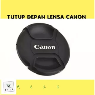 Tutup Lensa Canon 49mm 52mm 55mm 58mm 62mm 67mm 72mm 77mm 82mm Lens Cap - Lenscap