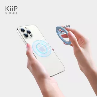 KiiP Wireless Magnetic Ring Holder Phone Stand Cincin HP Ring Foldable