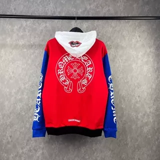 Hoodie Chrome Hearts Rolling Stones red blue mirror quality 1:1 vvip grade quality best reflica hoodie import pria hoodie polos import hoodie wanita hoodie oversize mirror sweater mirror crewneck unisex